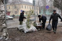 Не страшна нам непогода, Убираем город – гордо!