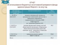 Отчет об исполнении бюджета (2015 год)