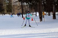 На лыжне – школьники