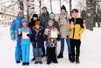 В Мирном состоялись городские соревнования по зимнему полиатлону